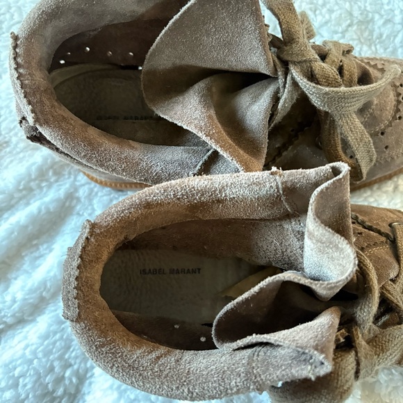 ISABEL MARANT bobby wedge sneakers - Picture 10 of 11